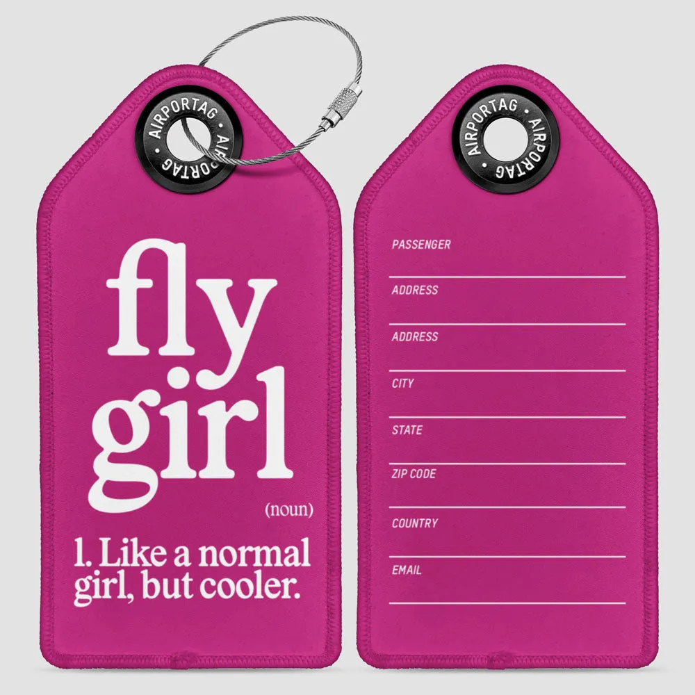 Fly Girl - Luggage Tag