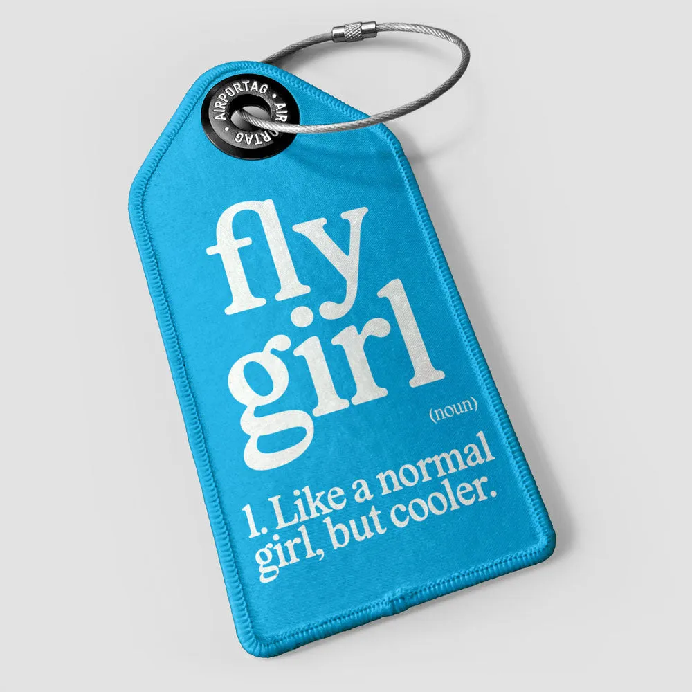 Fly Girl - Luggage Tag
