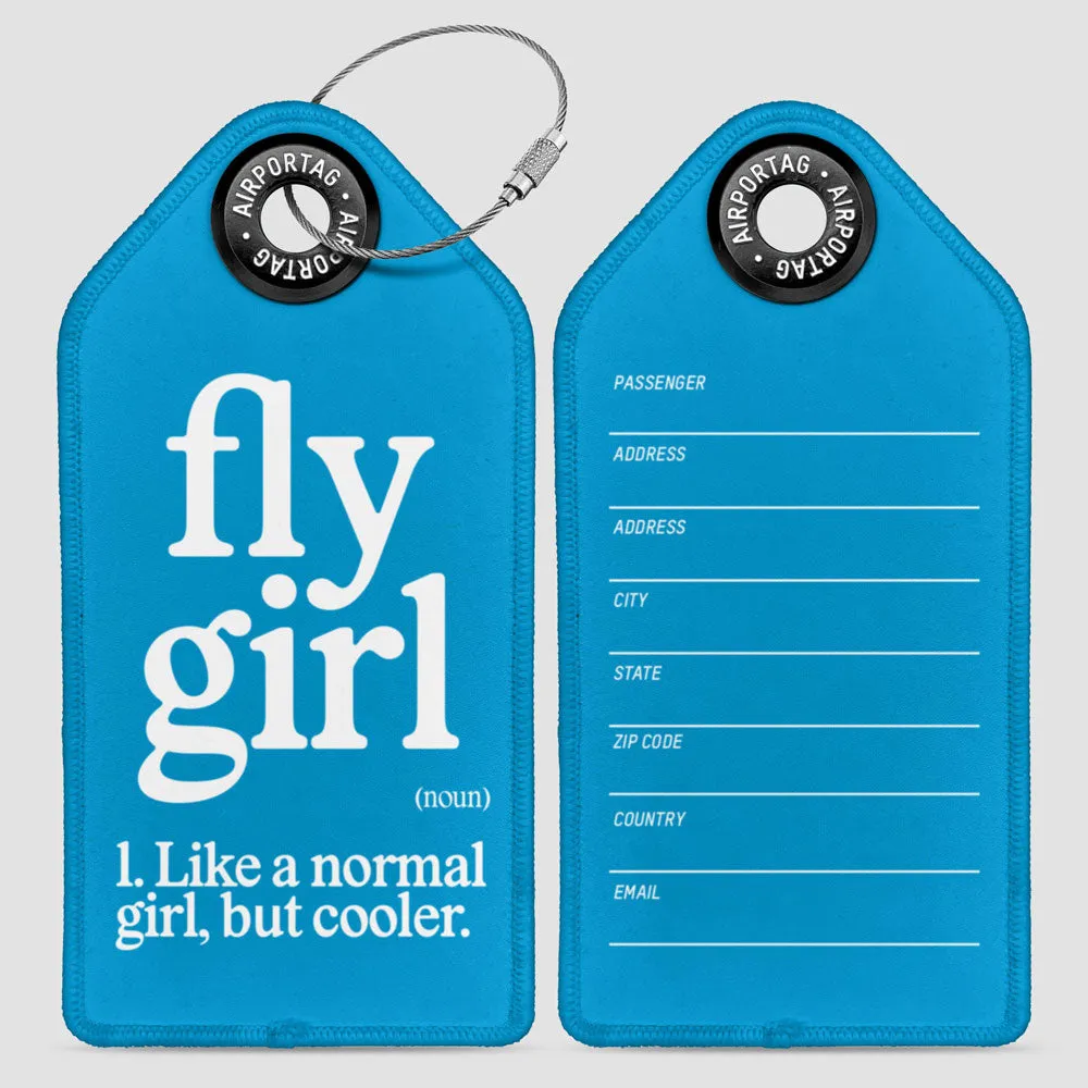 Fly Girl - Luggage Tag