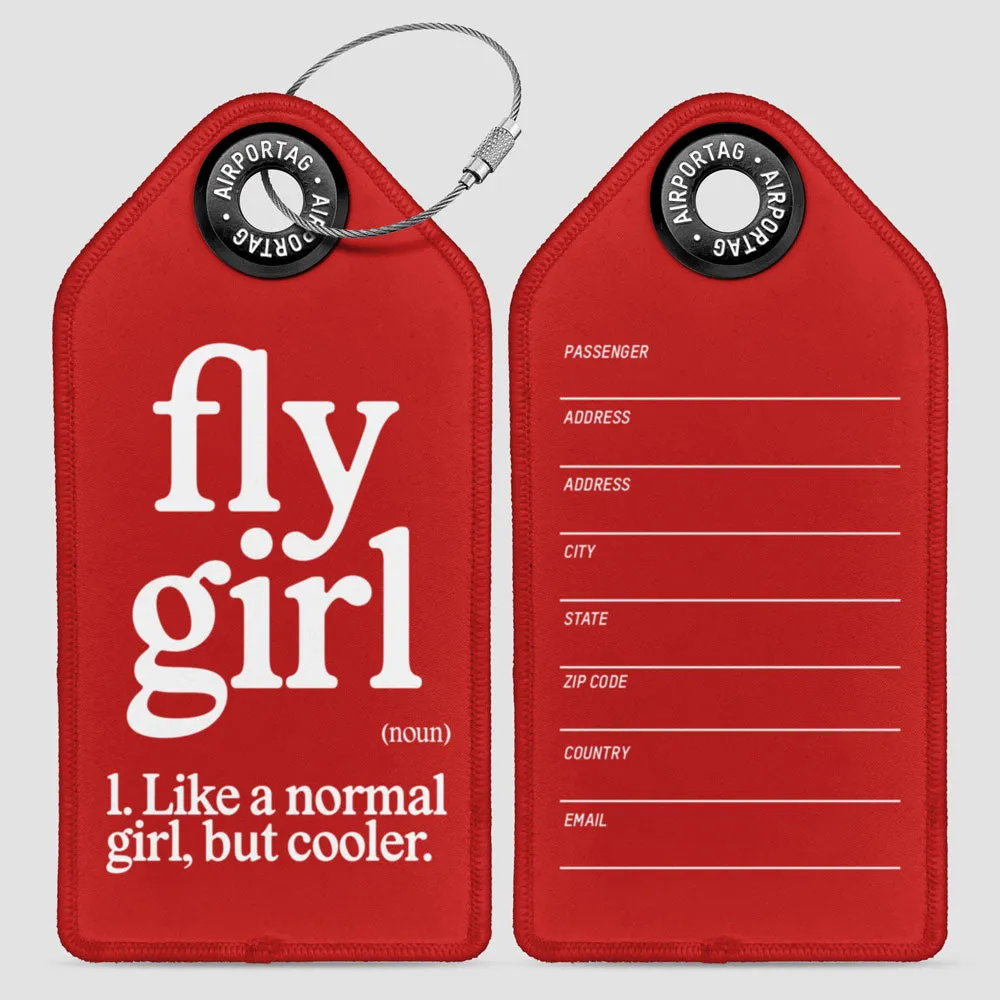 Fly Girl - Luggage Tag