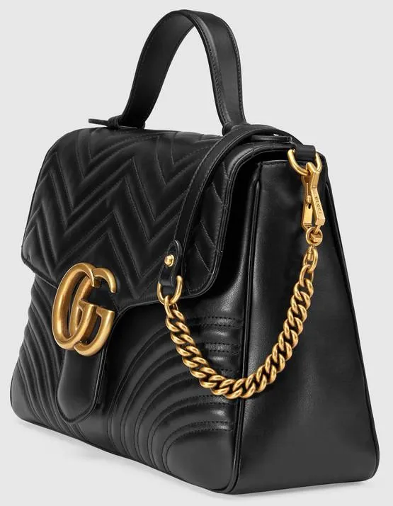 GG Marmont Small Top-handle Bag - Red or Black
