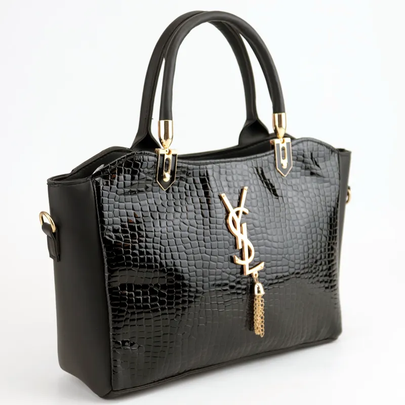 Glossy Texture Formal Leather Shoulder Bags #22