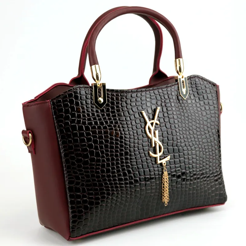 Glossy Texture Formal Leather Shoulder Bags #22