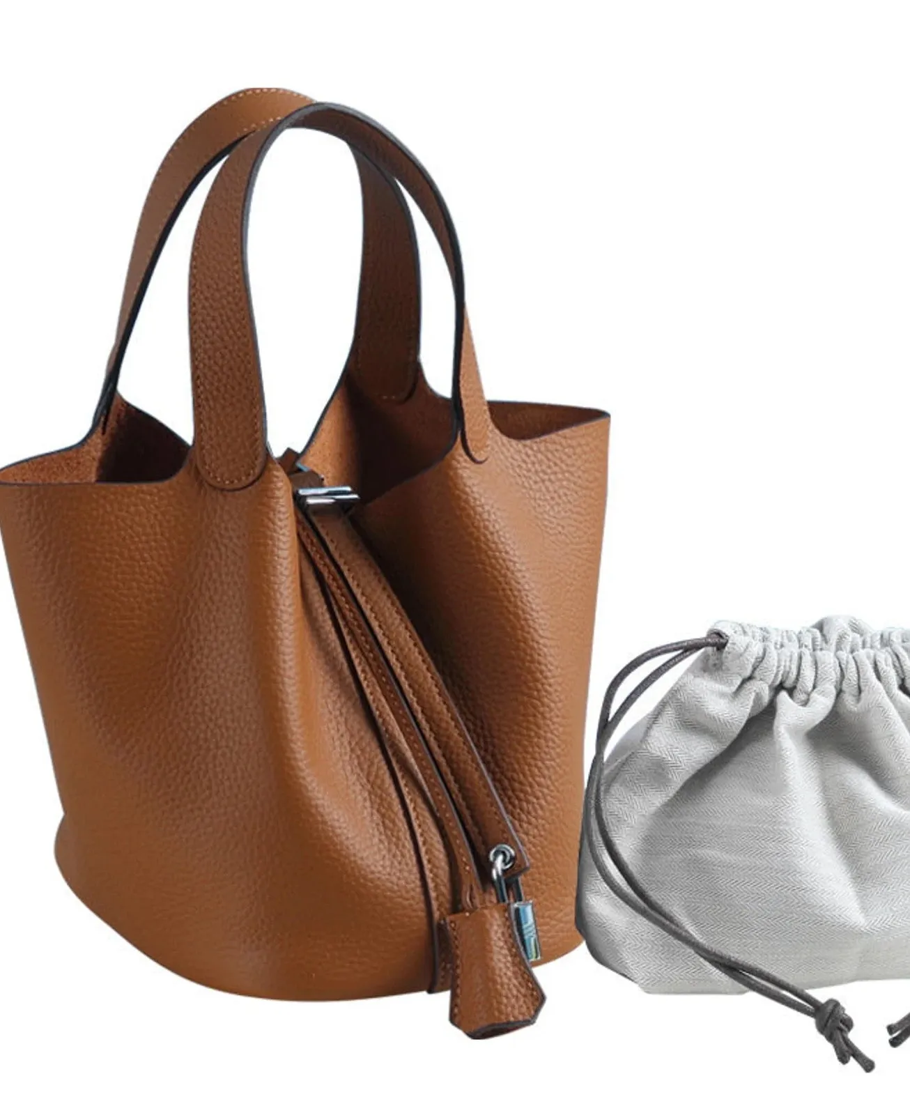 Gorgeous   leather Basket  Handbag
