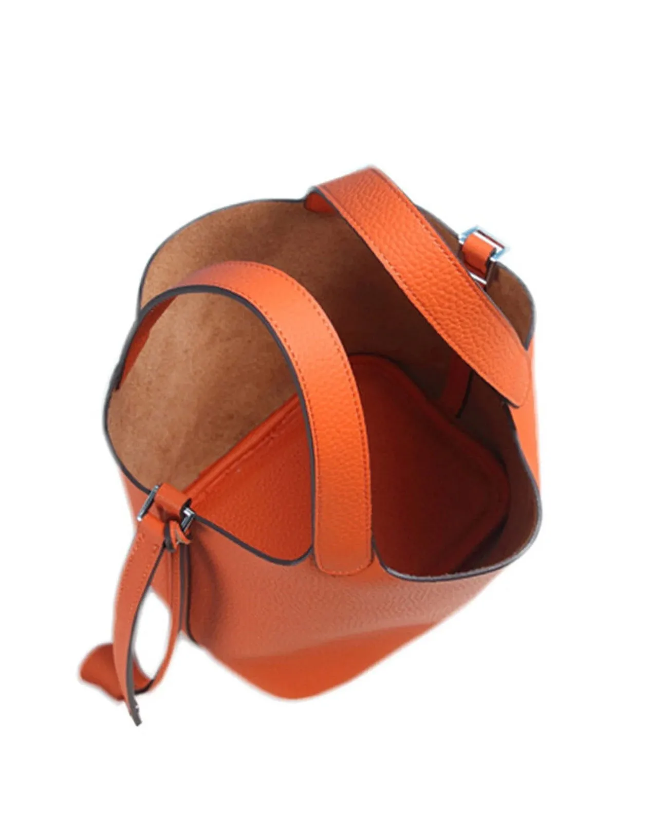 Gorgeous   leather Basket  Handbag