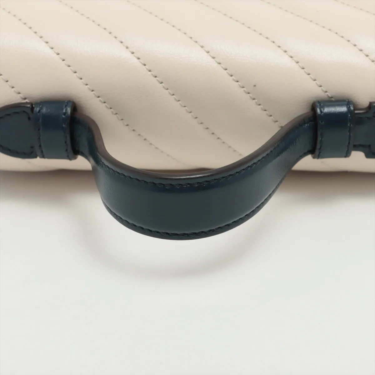 Gucci GG Marmont Leather Two - Way Handbag White