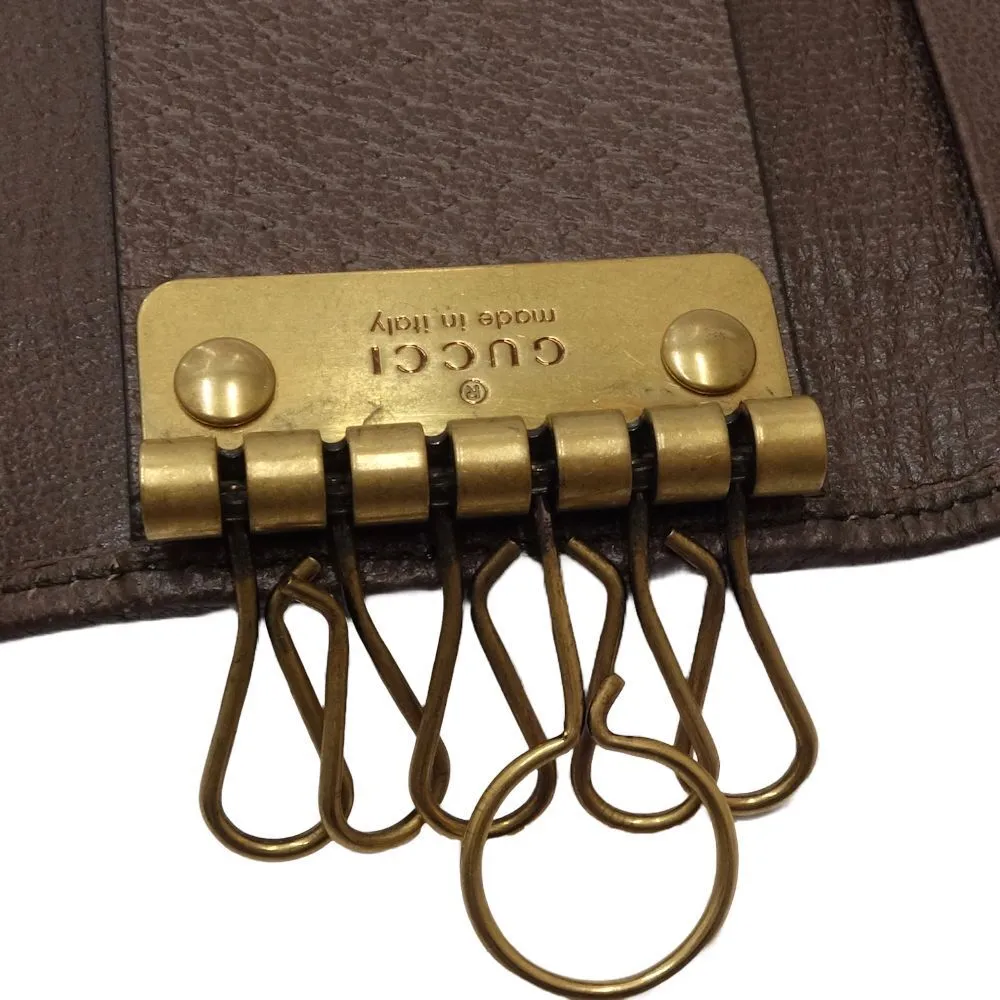 Gucci Key Case Gg Supreme Ophidia