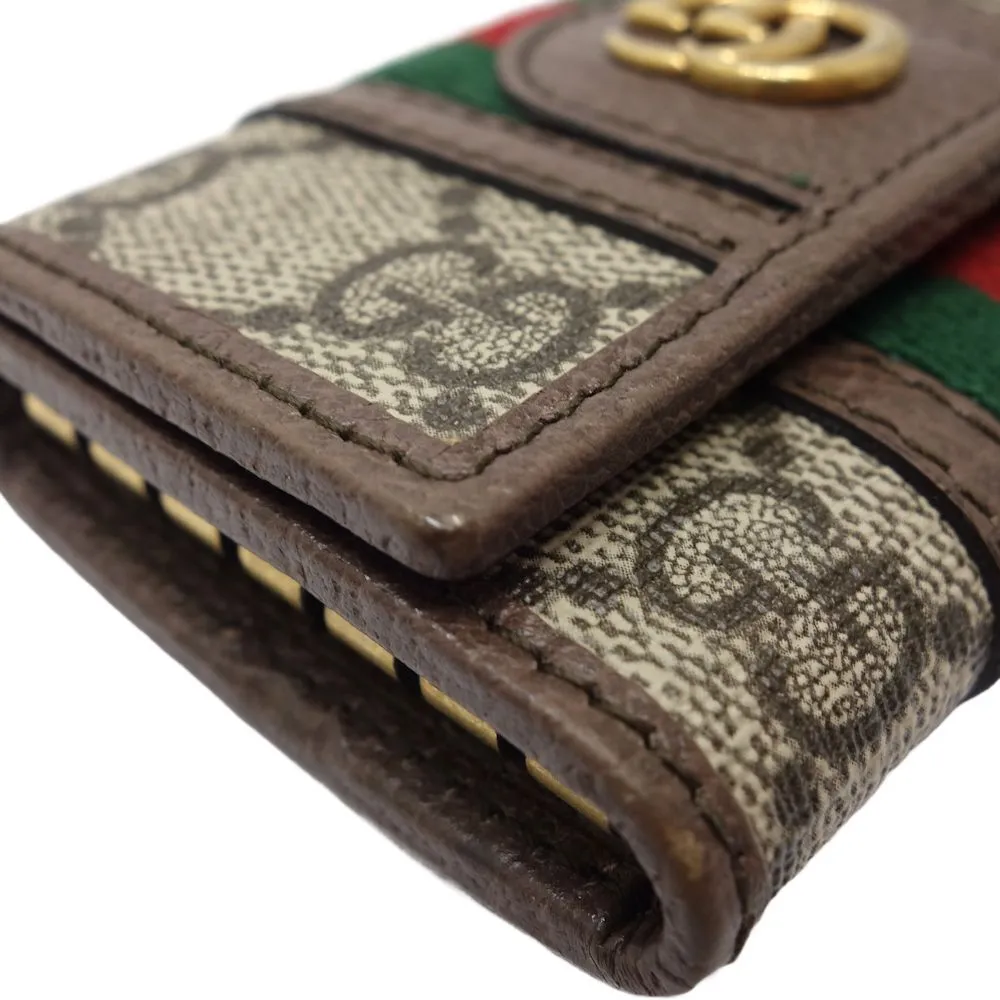 Gucci Key Case Gg Supreme Ophidia