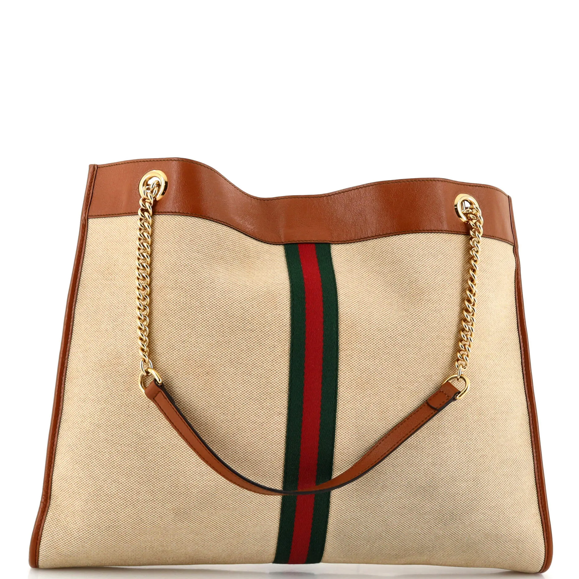 Gucci Rajah Chain Tote Canvas Large