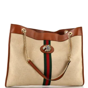 Gucci Rajah Chain Tote Canvas Large