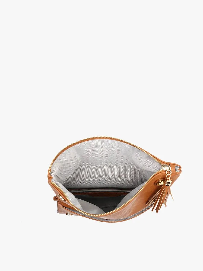 Isadora Whipstitch Crossbody - Brown