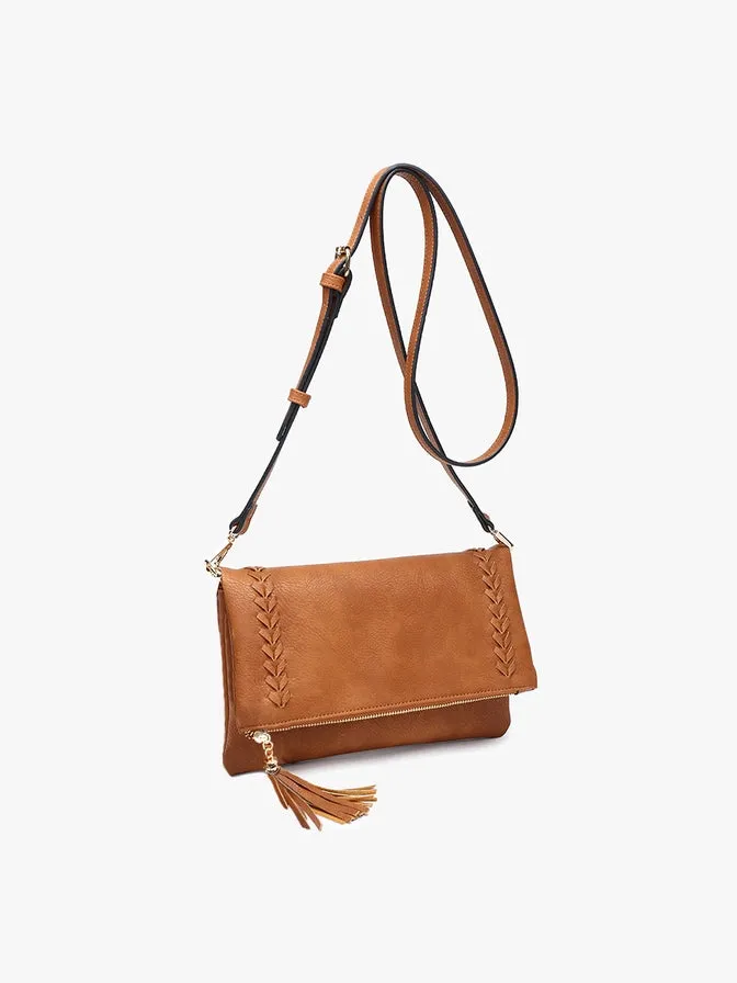 Isadora Whipstitch Crossbody - Brown