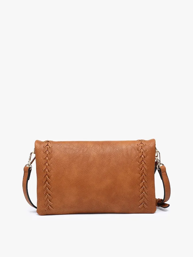 Isadora Whipstitch Crossbody - Brown