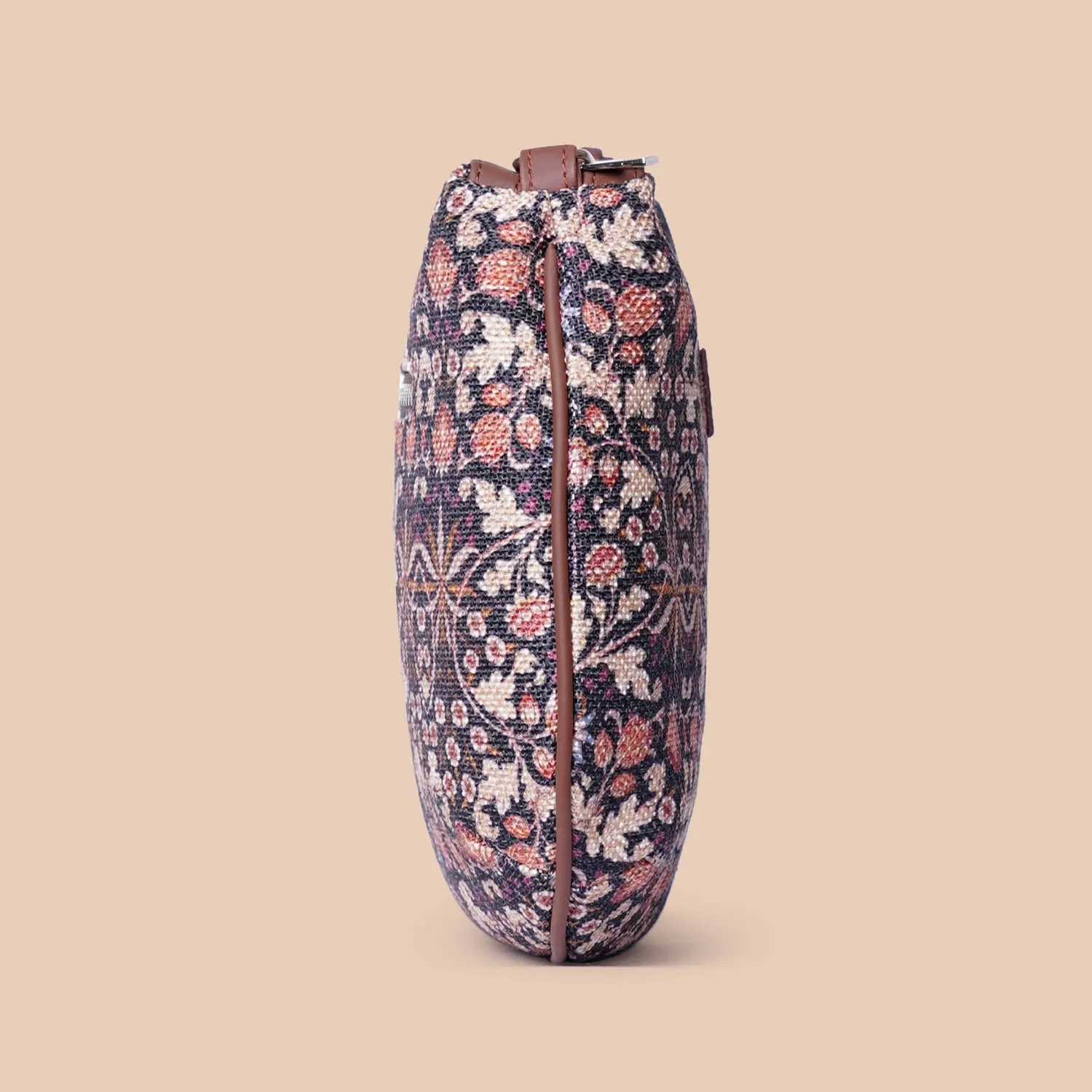 Kashmir Blooms Structured Shoulder Bag