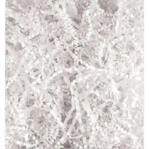 Krinkled Paper Shred - White