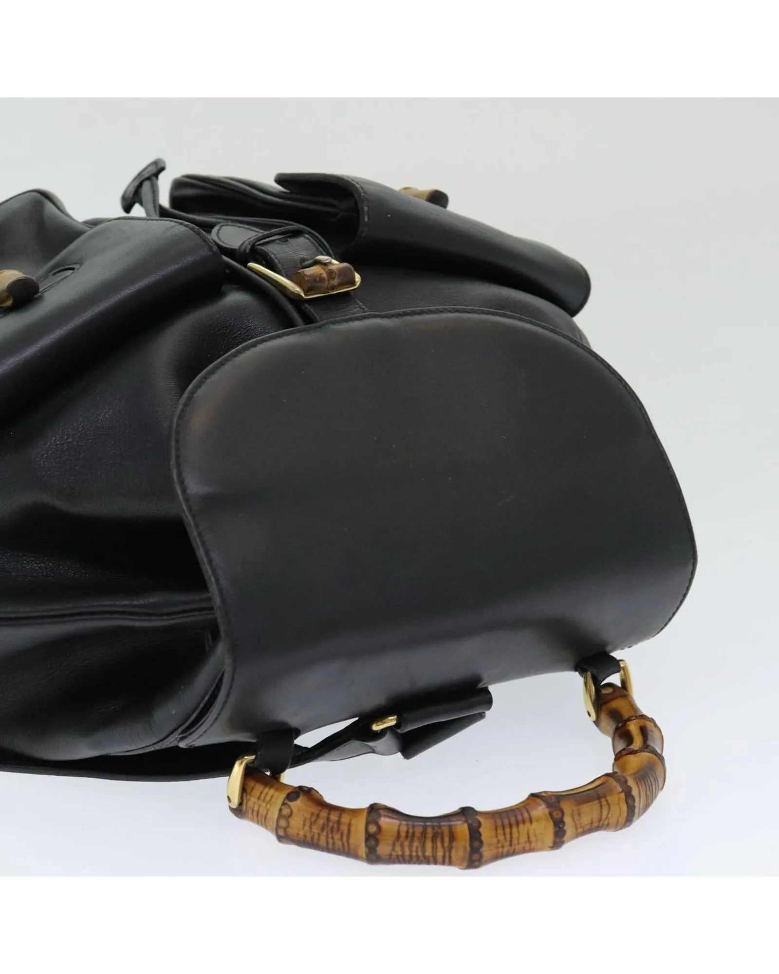 Leather Bamboo Backpack with Authentic Italian Craftsmanship