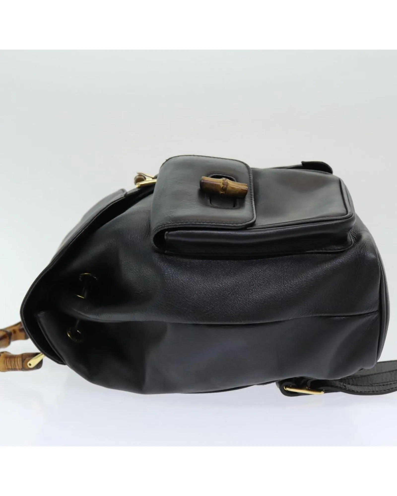 Leather Bamboo Backpack with Authentic Italian Craftsmanship