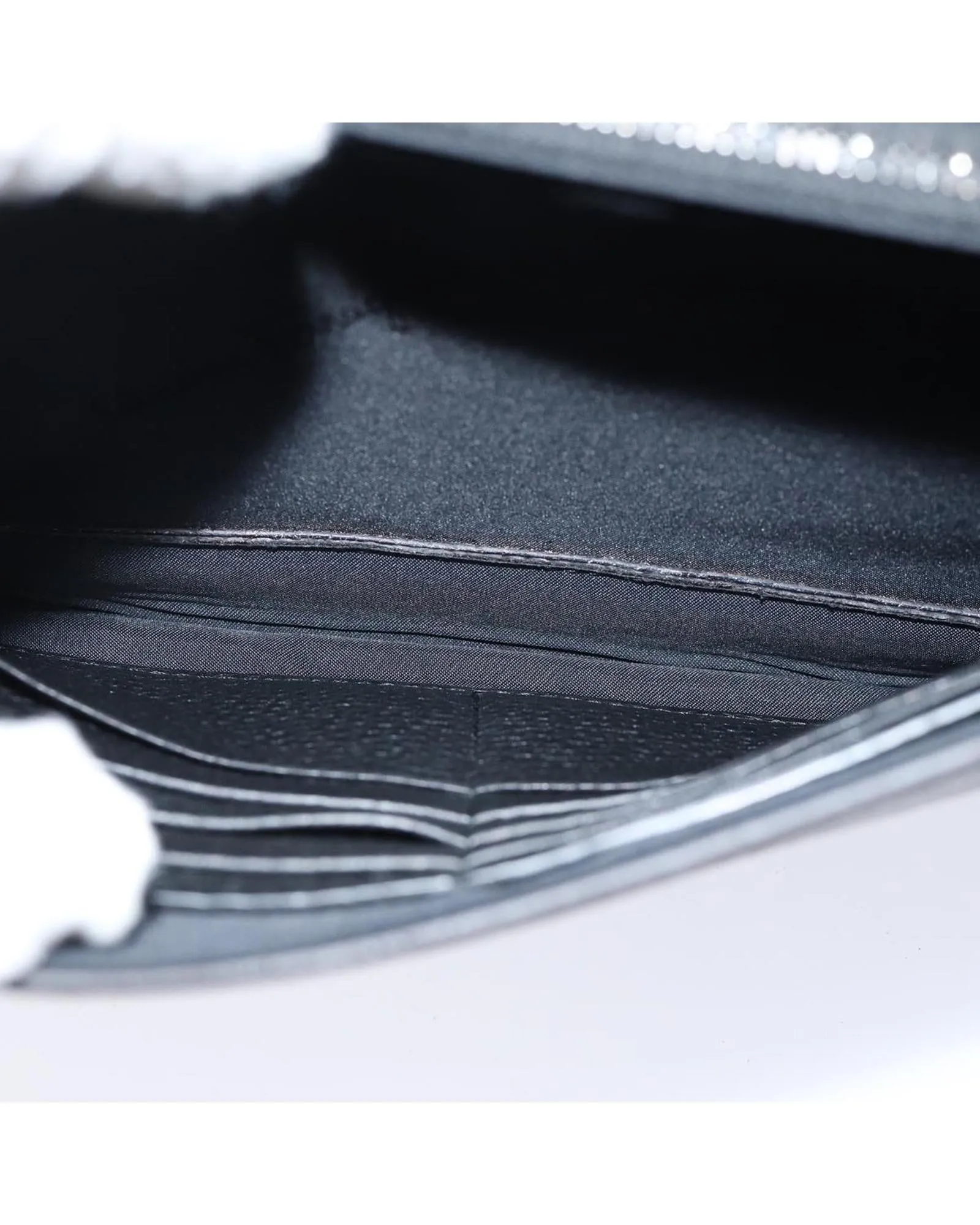 Leather Gancini Clutch Bag