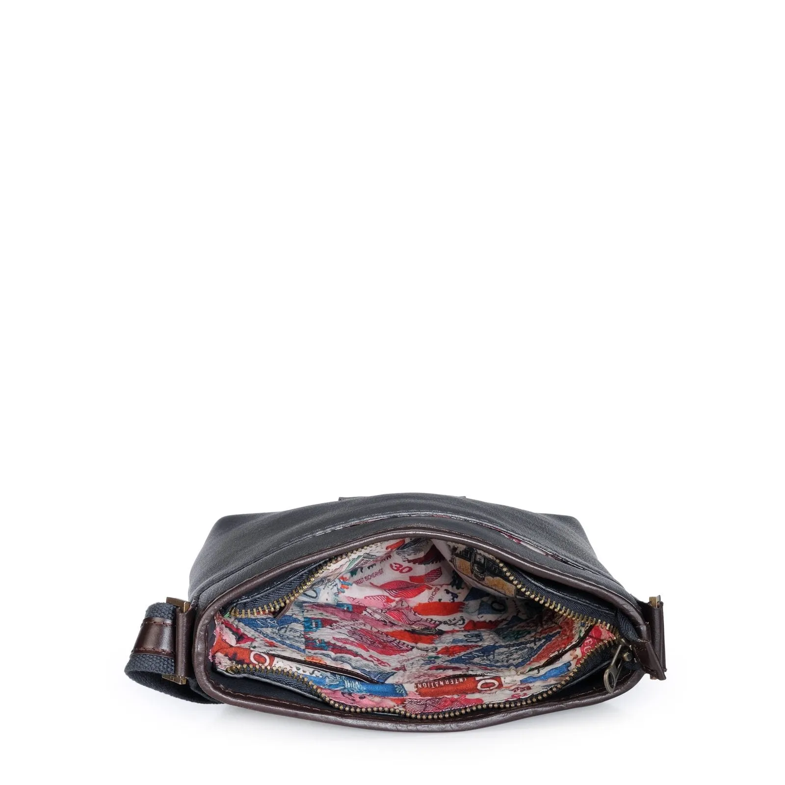 Leather Messenger Bag - PR1132