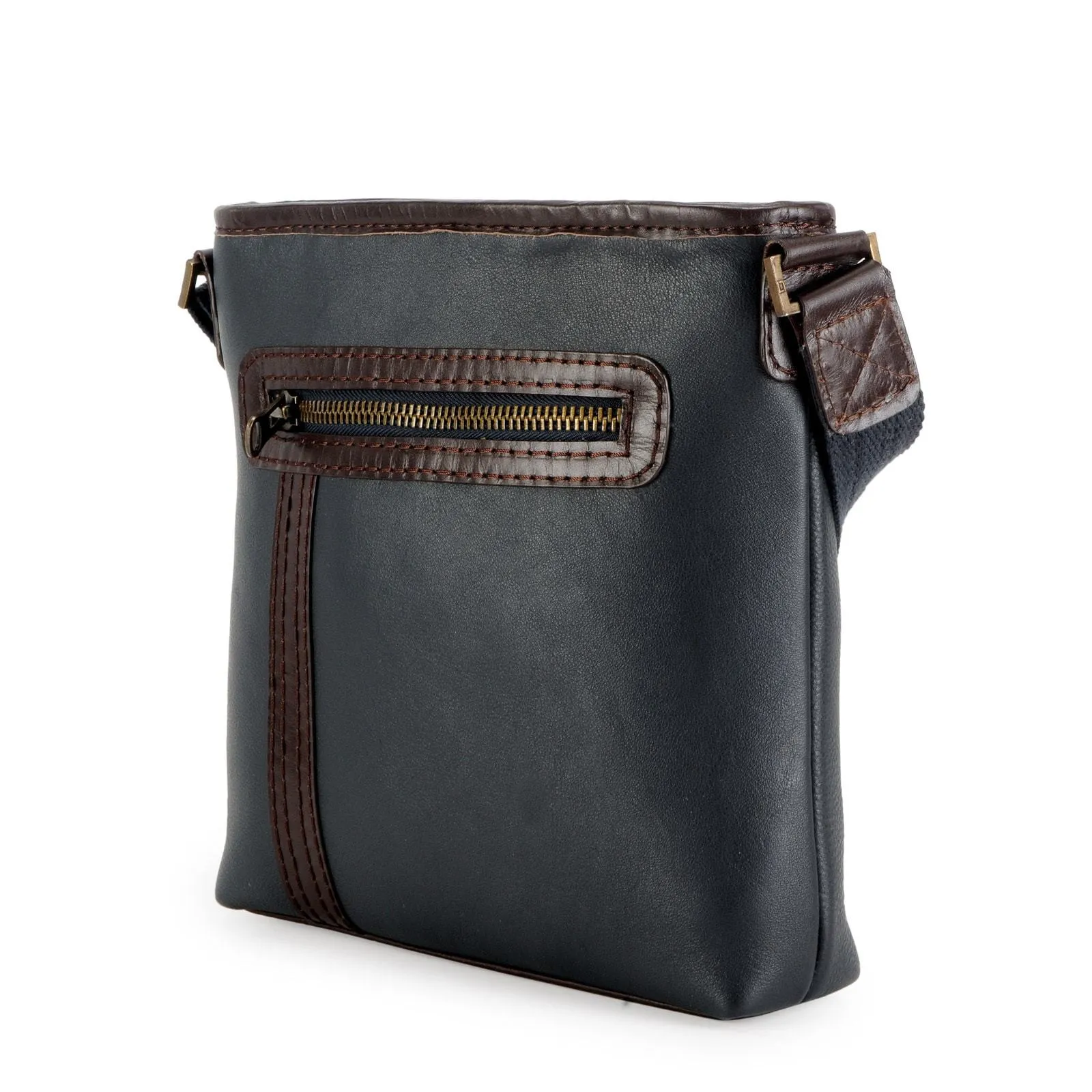 Leather Messenger Bag - PR1132