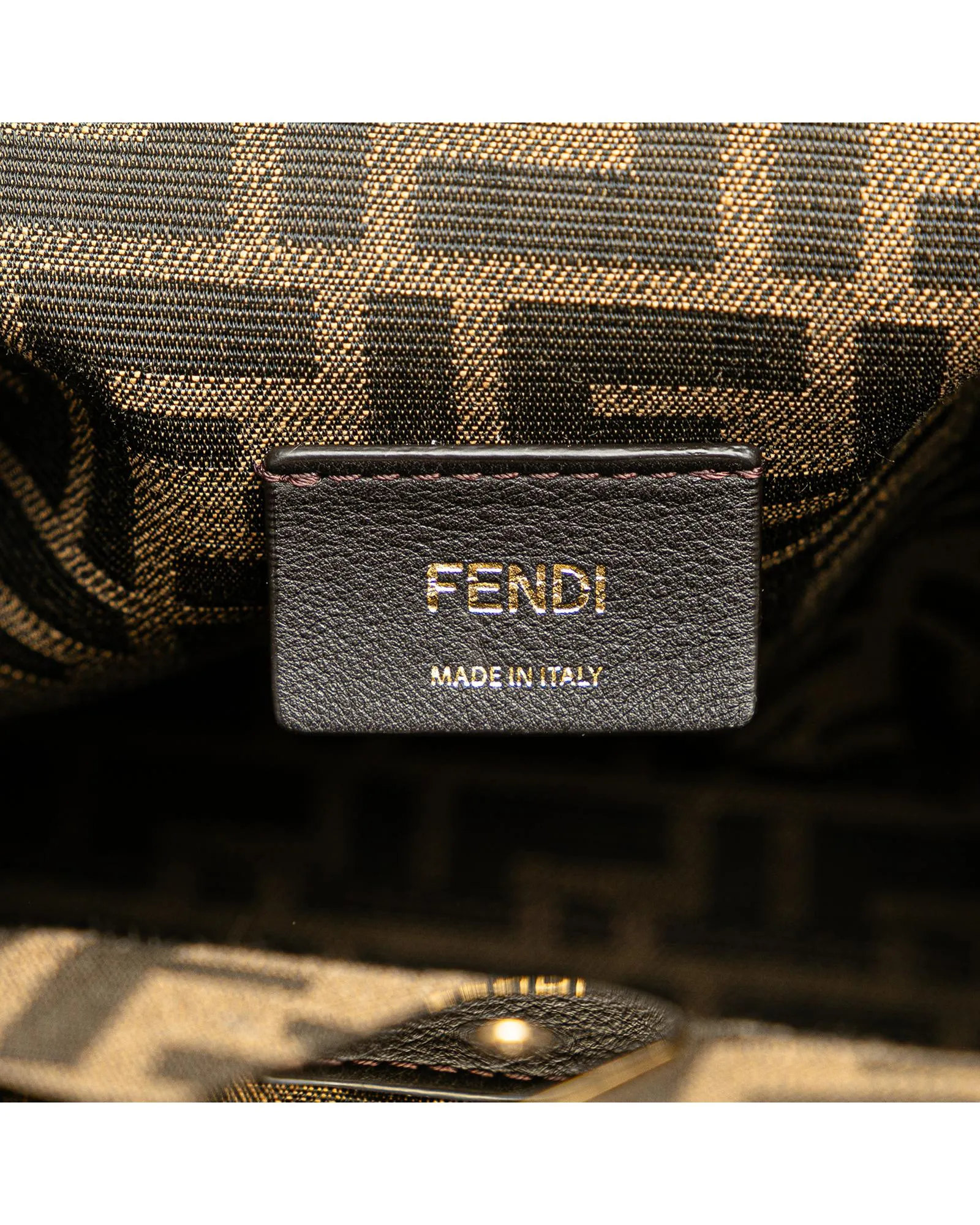Leather Shoulder Bag with Detachable Strap and Clasp Closure