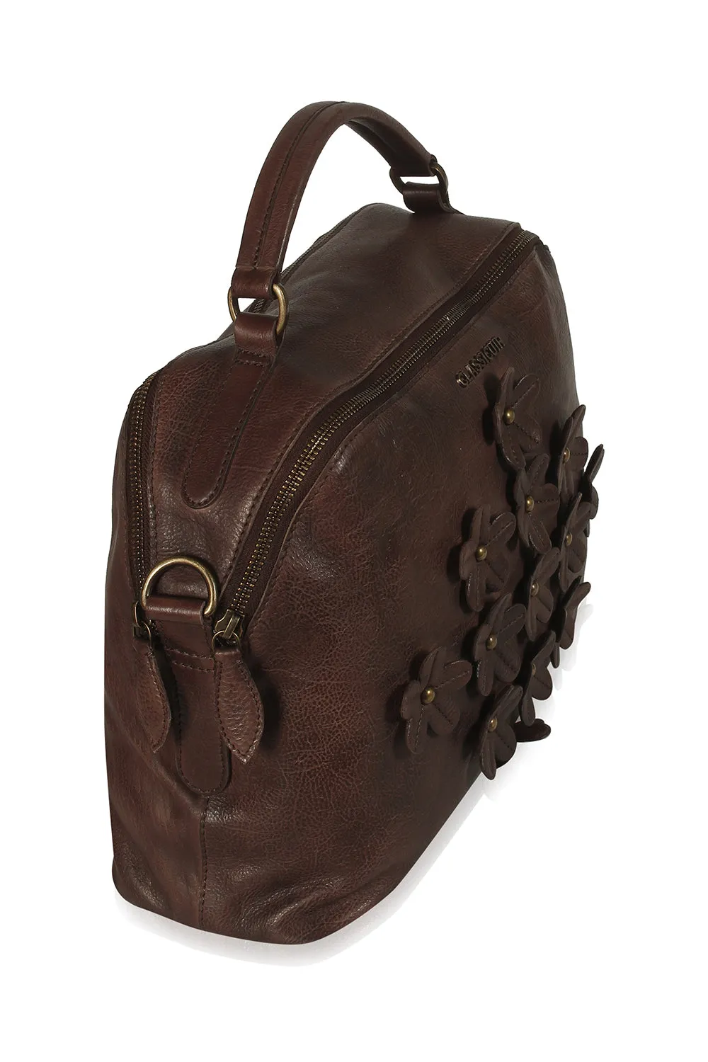 Lille 3d Floral  Bowler Bag