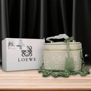 LOEWE |Logo Shoulder Bags-Box with purchase invoice and card included
