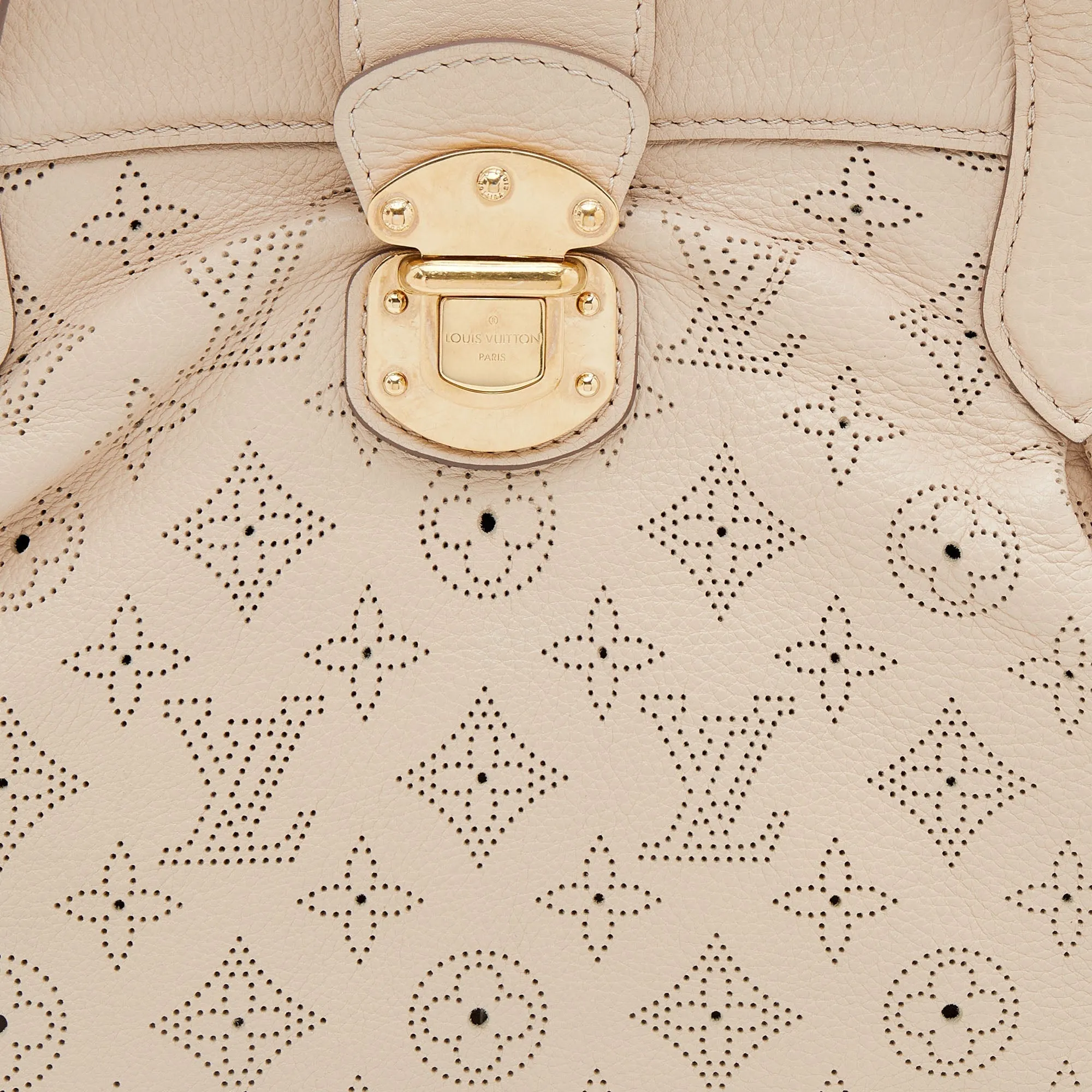 Louis Vuitton Coquill Monogram Mahina Leather Cirrus PM Bag
