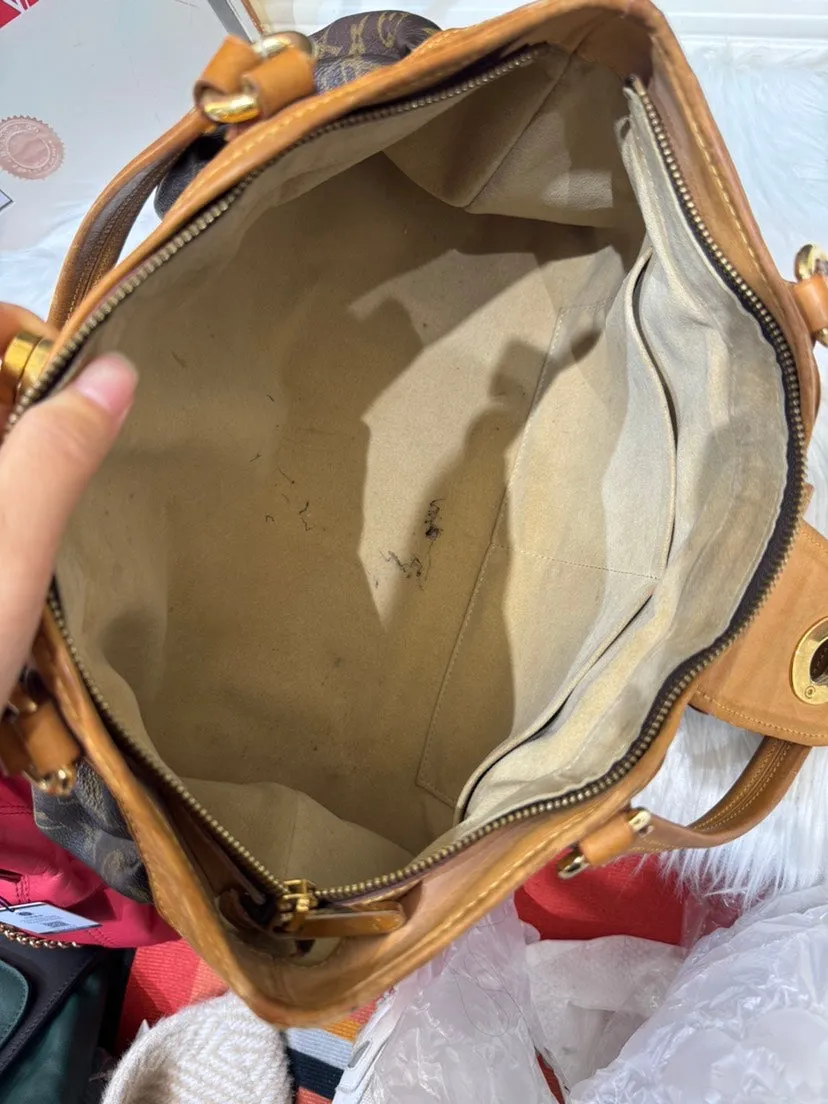 Louis Vuitton Galliera PM Monogram Canvas Tote Brown Medium