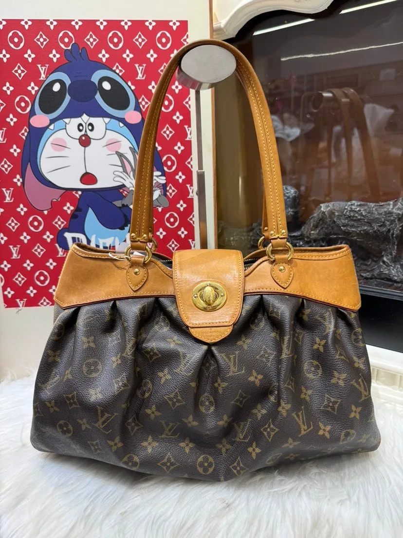 Louis Vuitton Galliera PM Monogram Canvas Tote Brown Medium