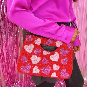 Love me Beaded Bag