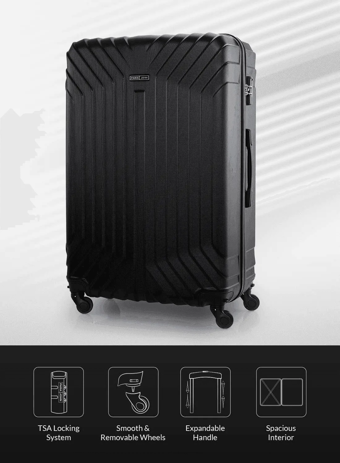 Luggage Bag 20 Inch Cabin Size Luggage Trolly - Silver