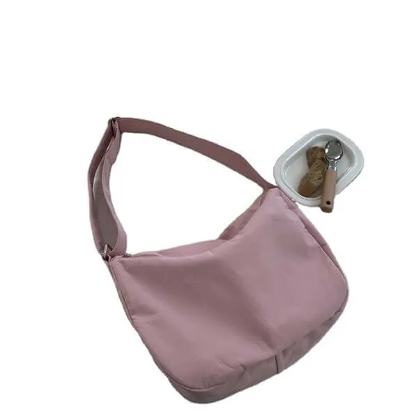 Lula Everywhere Nylon Large Messenger Crossbody Bag