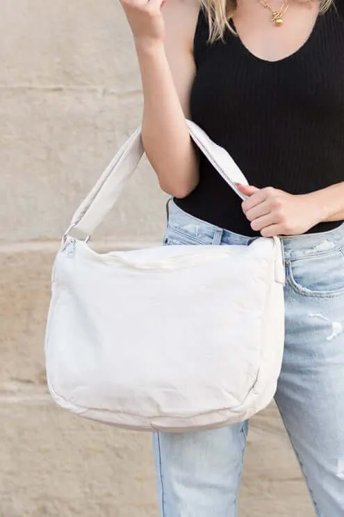Lula Everywhere Nylon Large Messenger Crossbody Bag