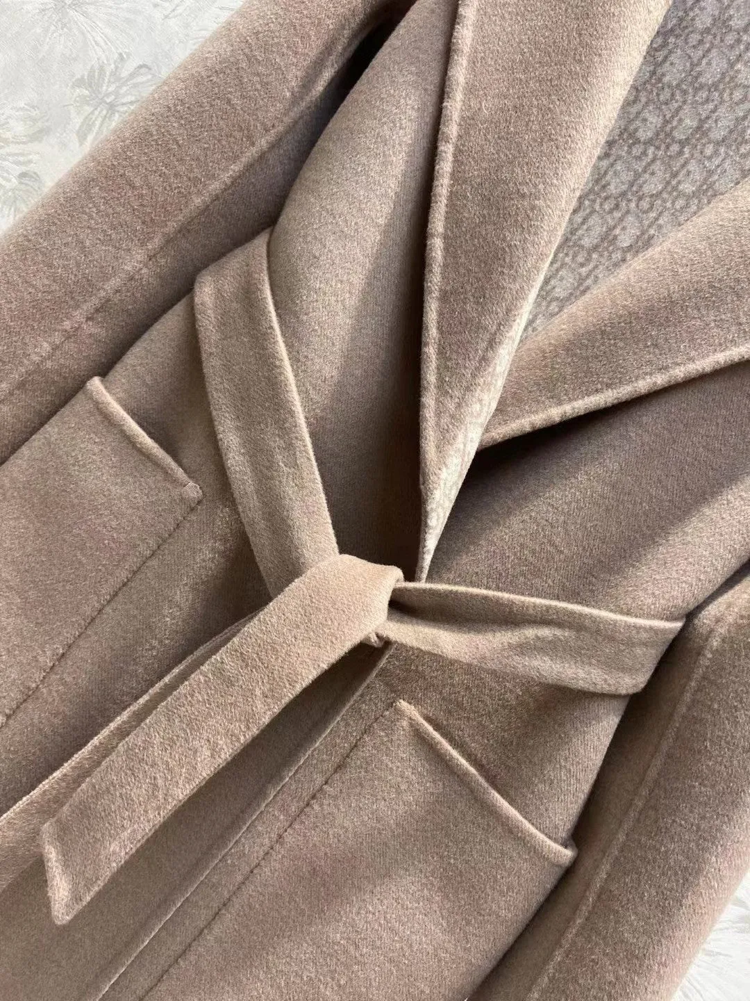 Luxury Christian Dior  Wrap Coat 011