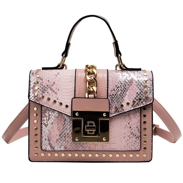 Luxury Rivet Chain Handbag