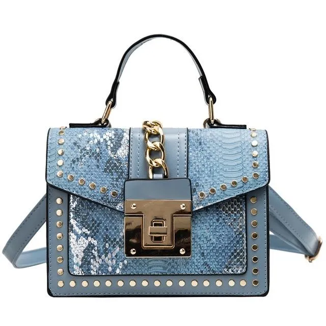 Luxury Rivet Chain Handbag
