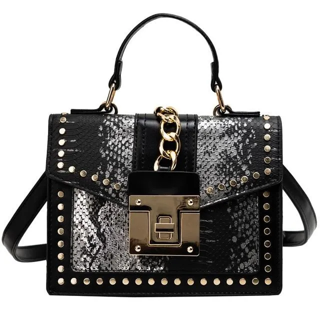 Luxury Rivet Chain Handbag
