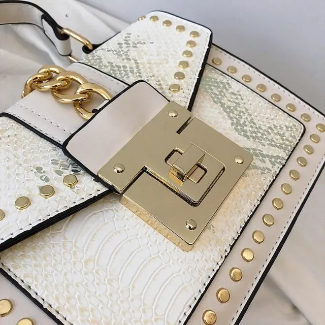 Luxury Rivet Chain Handbag