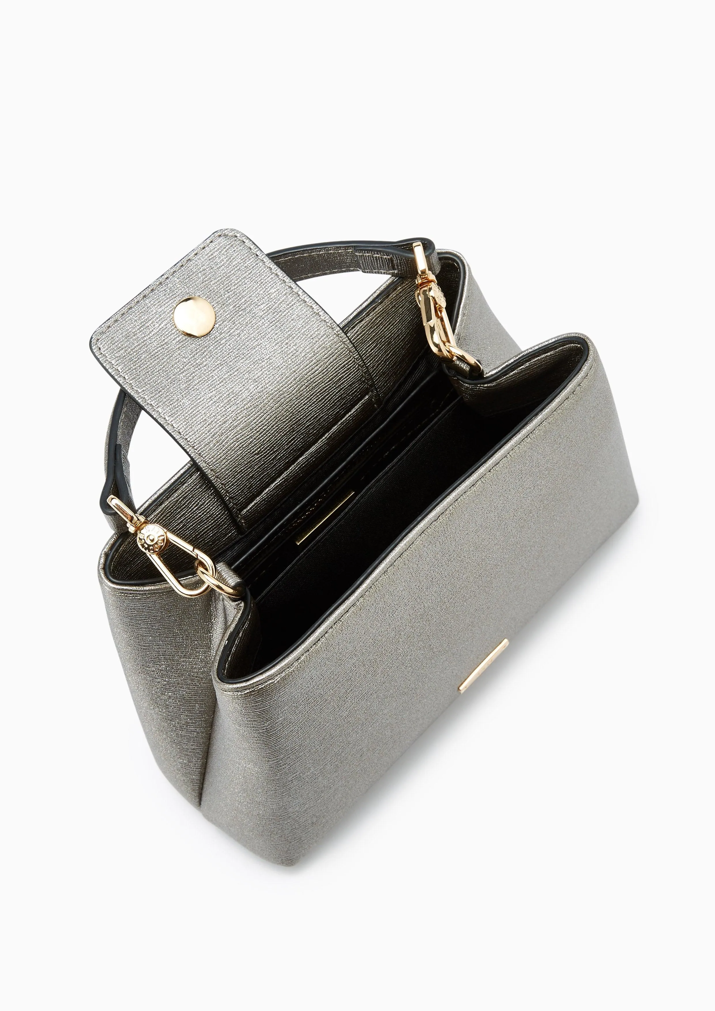 Lynnyx Top Handle Bag S Dark Grey