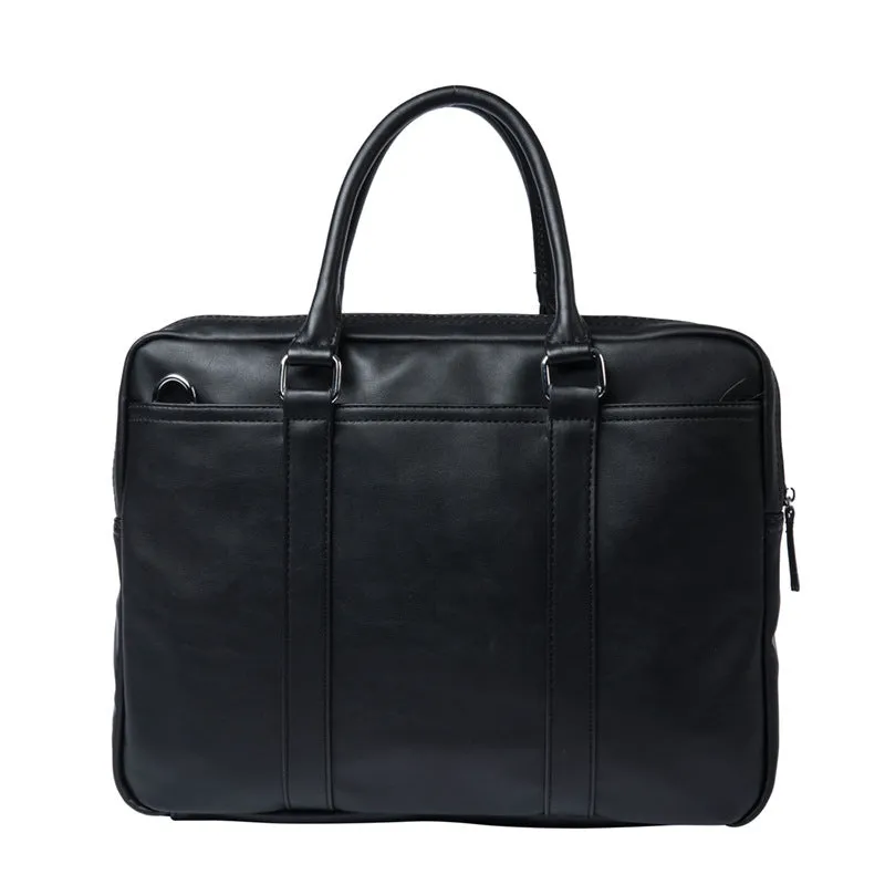 Men's Leather Portable Briefcase & Document Bag - GlamzLife