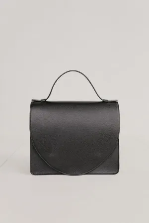 Mini Briefcase | Black Structured