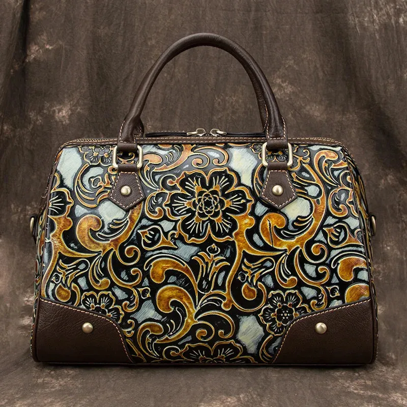 Motaora Genuine Leather Retro Hand Bags