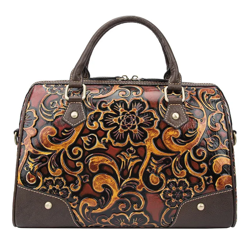 Motaora Genuine Leather Retro Hand Bags
