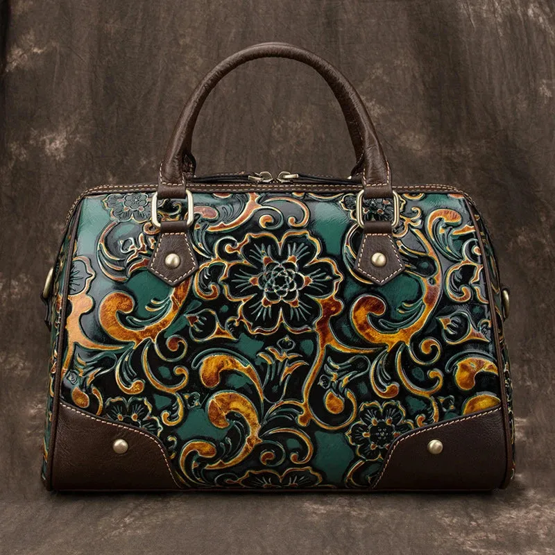 Motaora Genuine Leather Retro Hand Bags