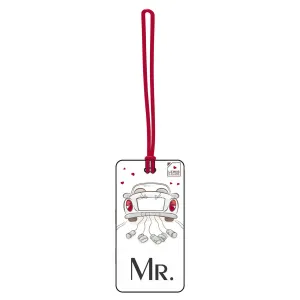 Mr. and Mrs. Marriage Luggage Tag set