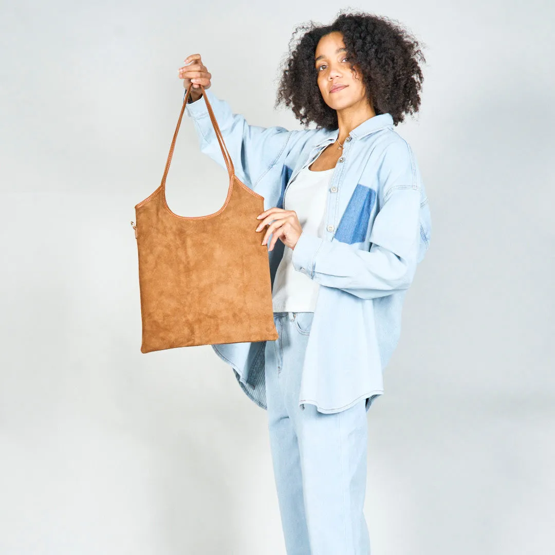Multi-texture tote bags wholesale