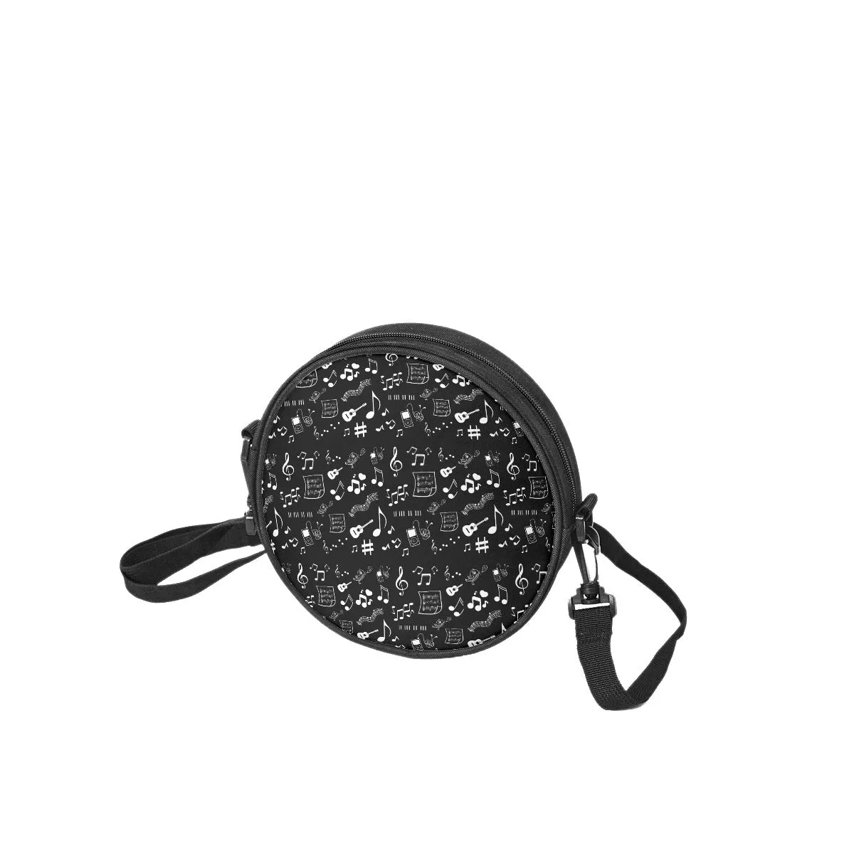 Musical Notes Round Satchel Bags