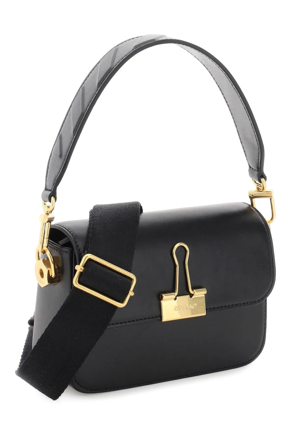Off-white 'plain binder' shoulder strap