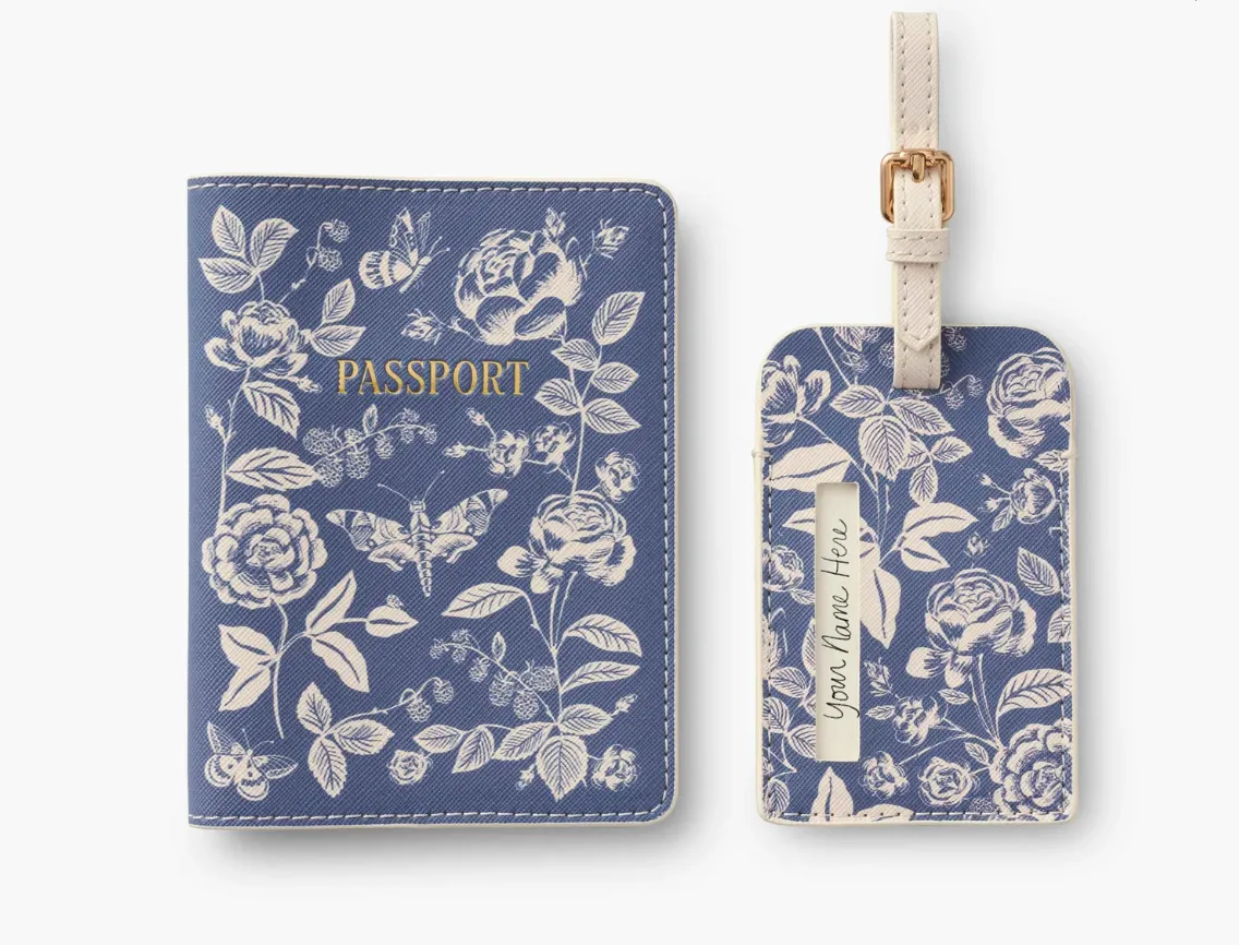 Passport Holder & Luggage Tag Set